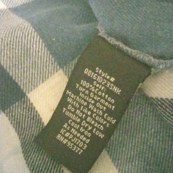 Sanctuary Blue Plaid Bomber Jacket SZ S - Picture 7 of 9